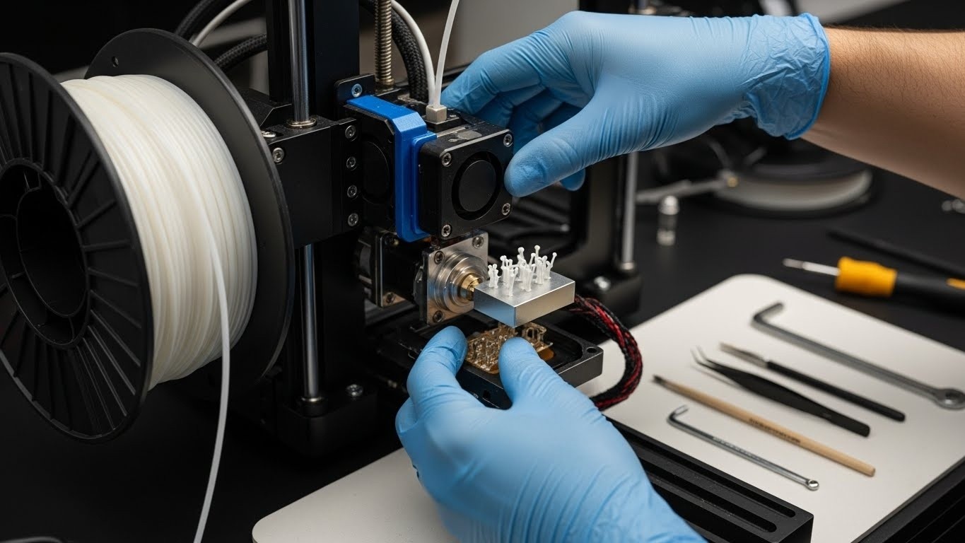 Обслуживание 3D-принтера для TPU