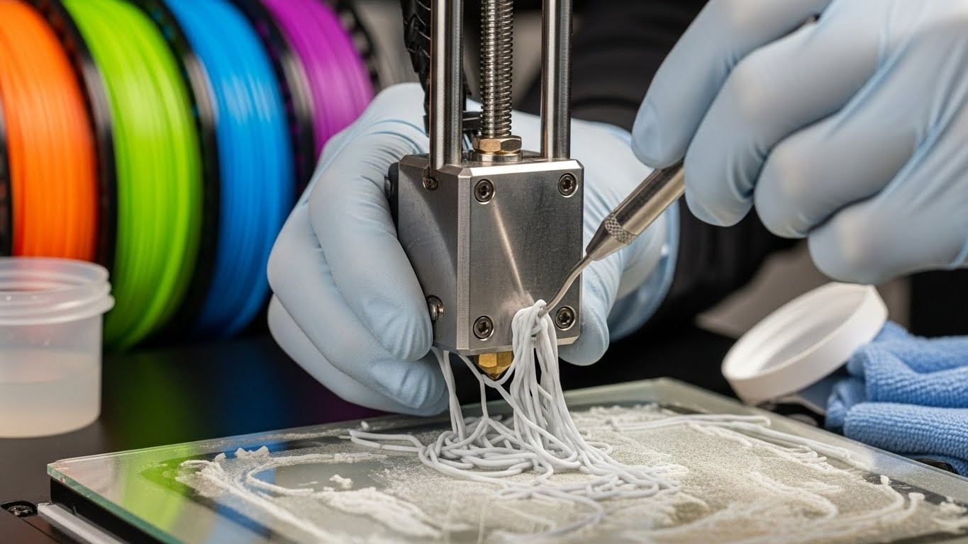 Обслуживание 3D-принтера для эластомерных материалов