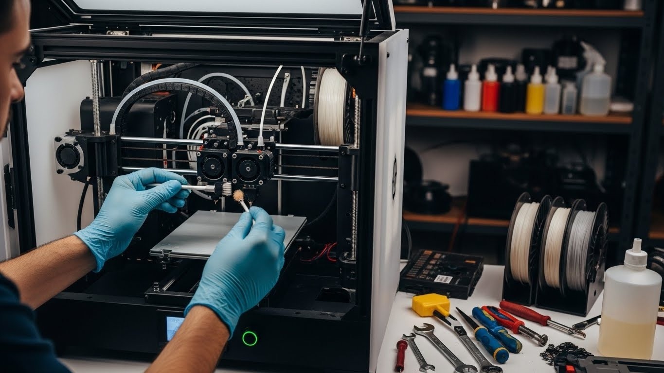 Обслуживание 3d принтеров для силиконовых композитов