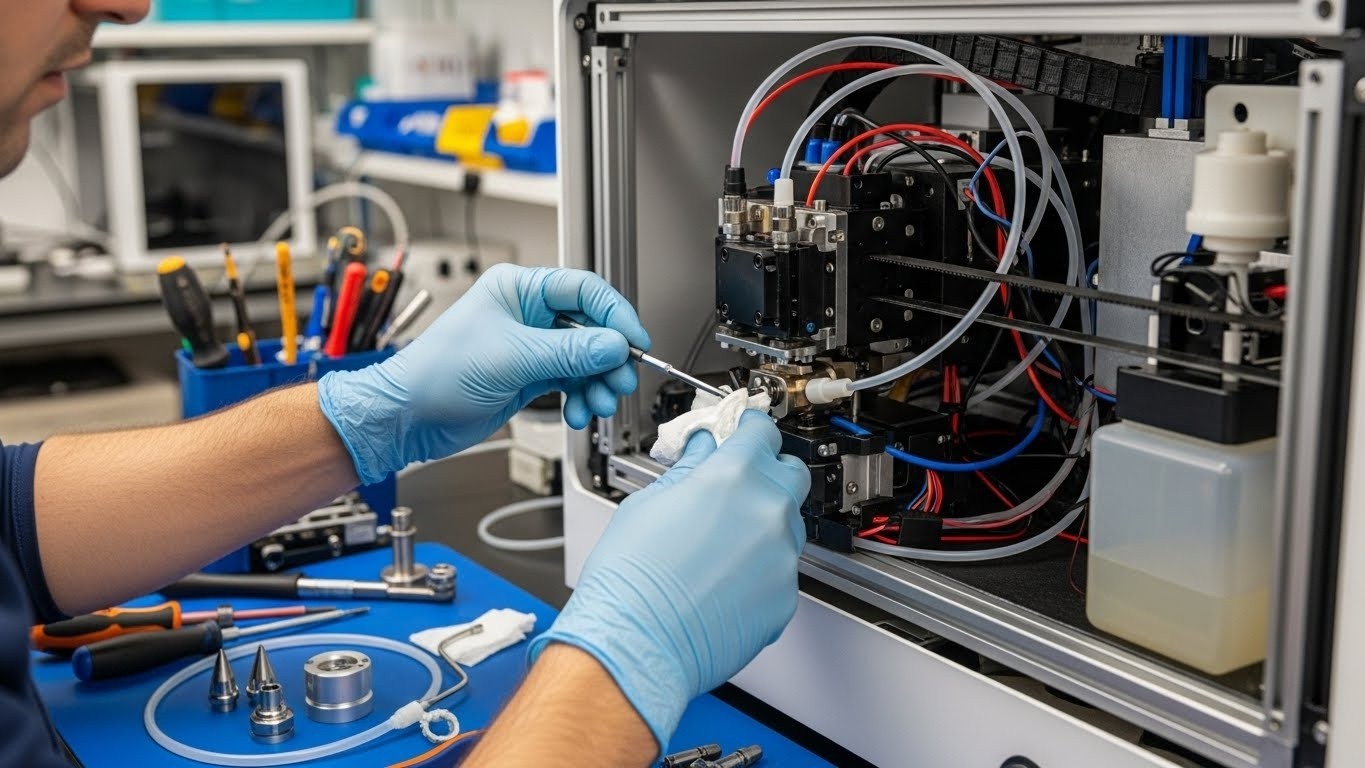 Обслуживание 3D-принтера для силиконовых композитов