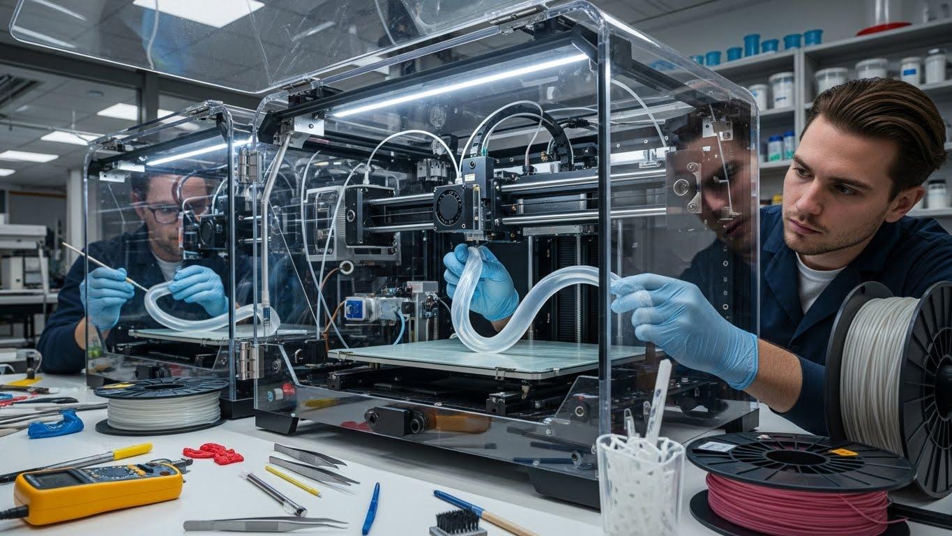 Обслуживание 3d принтеров для мягких полимеров