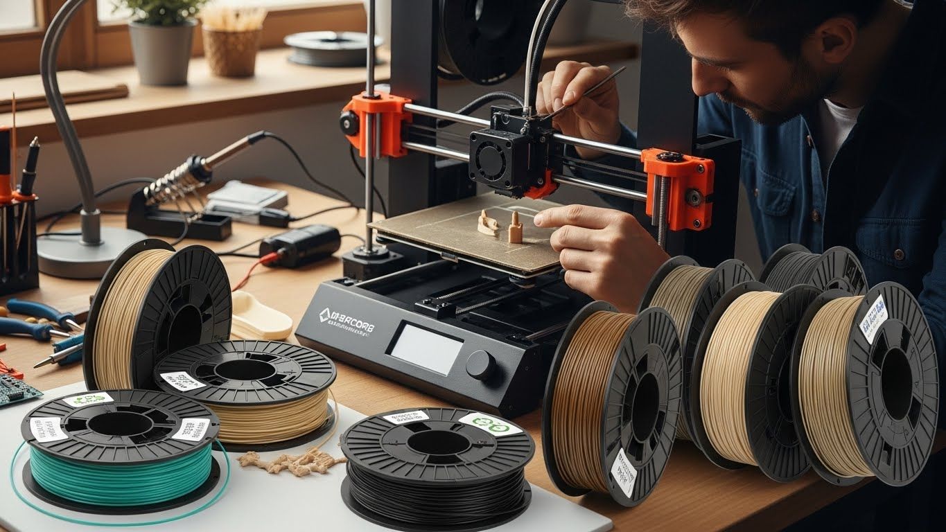 Ремонт 3d принтеров для экологичных филаментов