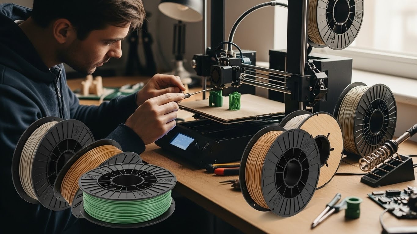 Ремонт 3D-принтеров для экологичных филаментов