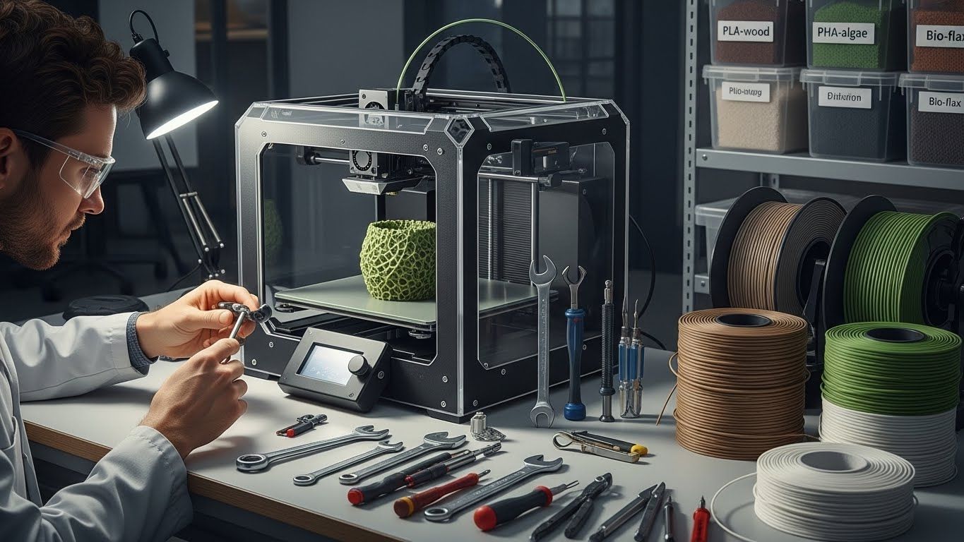 Ремонт 3d принтеров для биоразлагаемых композитов