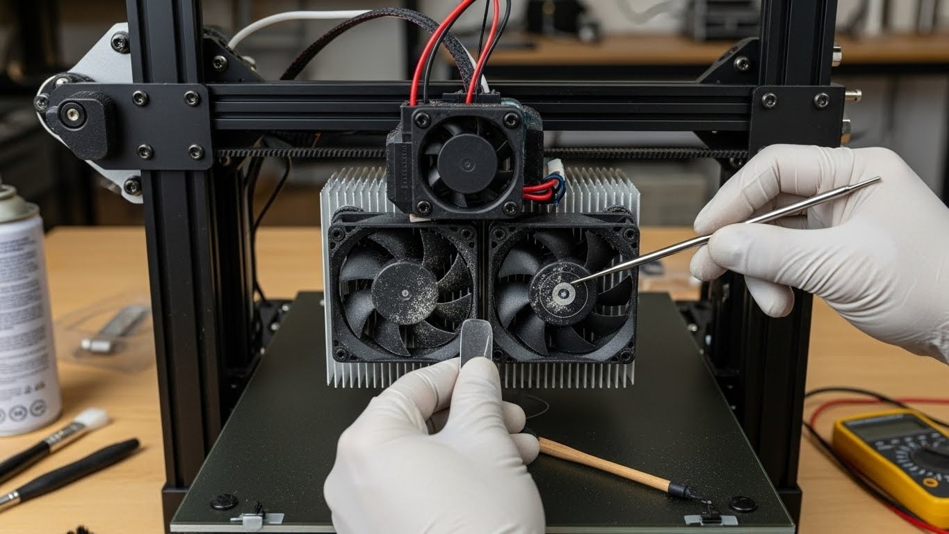 Восстановление системы охлаждения 3D принтера Восстановление системы охлаждения 3D принтера