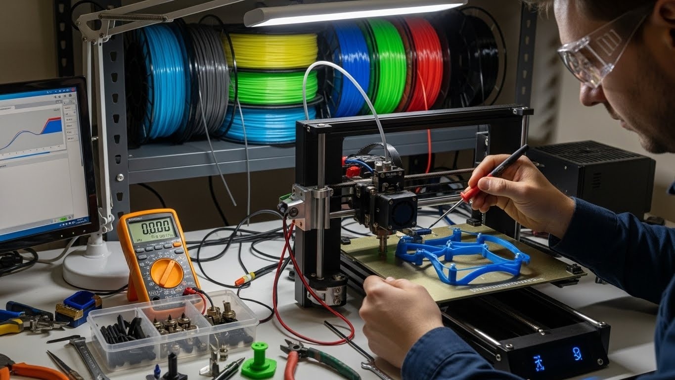 Ремонт 3d принтеров для TPU материалов