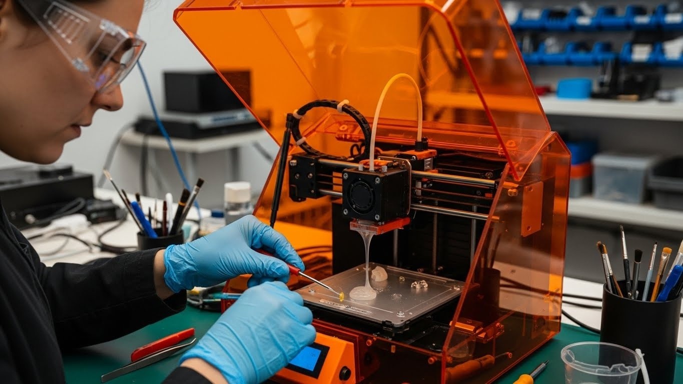 Ремонт 3d принтеров для силиконовых смол