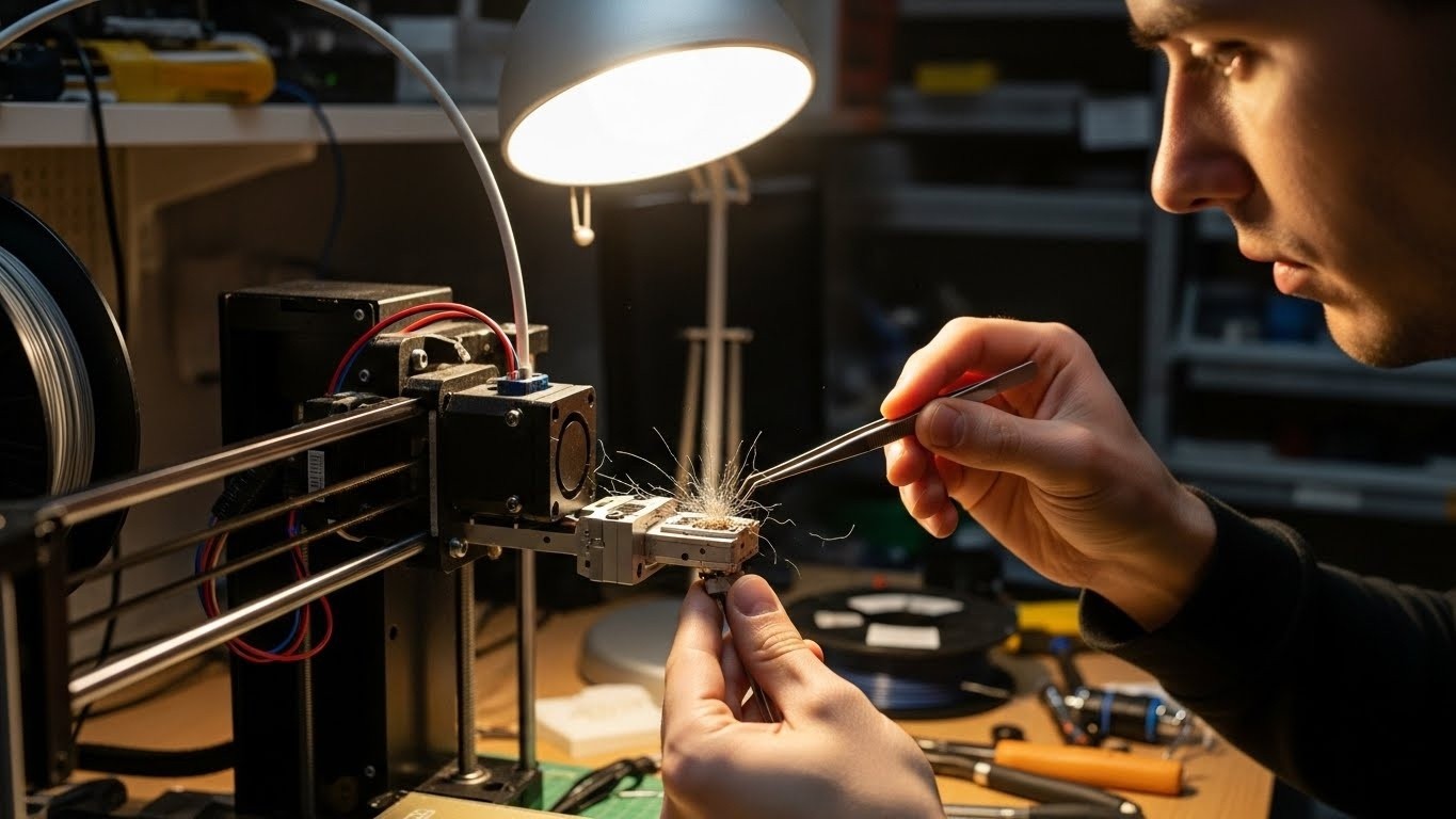 Ремонт 3d принтеров с забитыми соплами