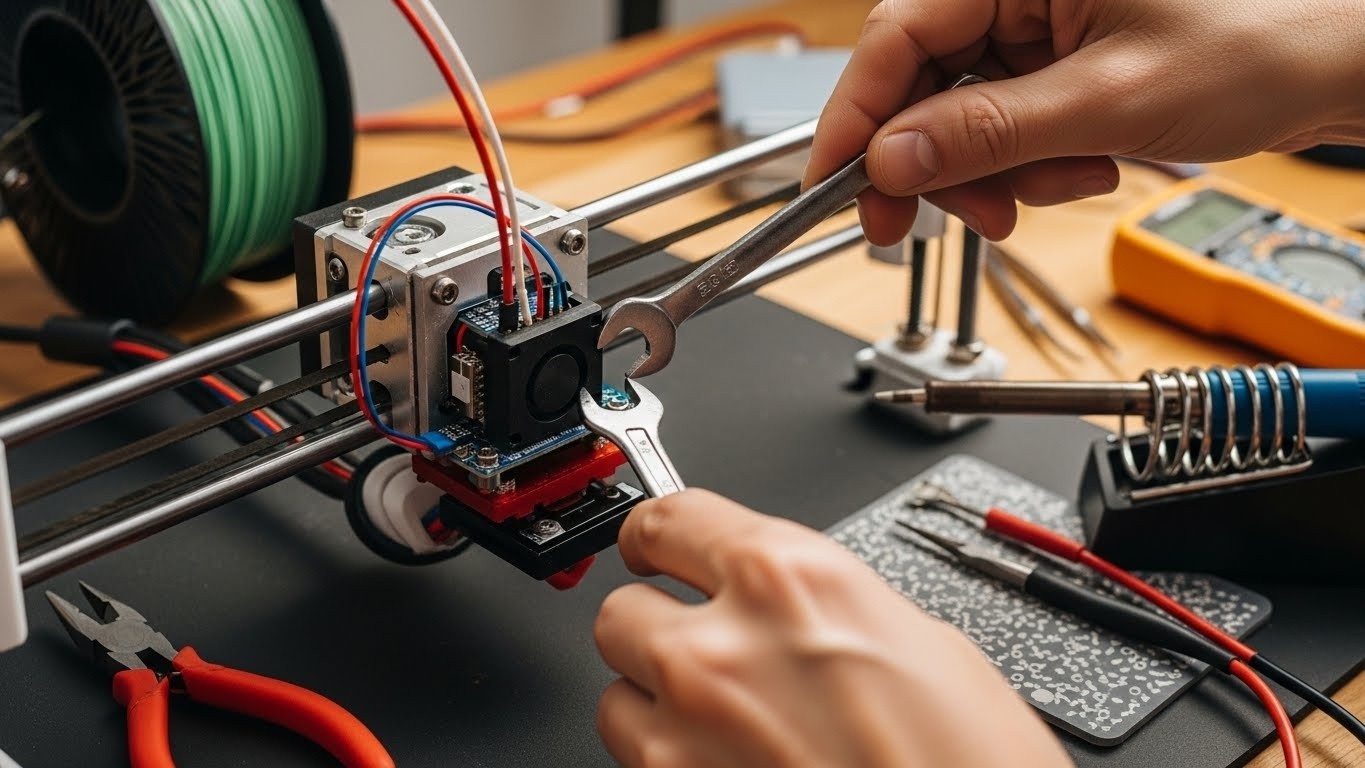 Ремонт 3d принтеров с проблемами нагрева