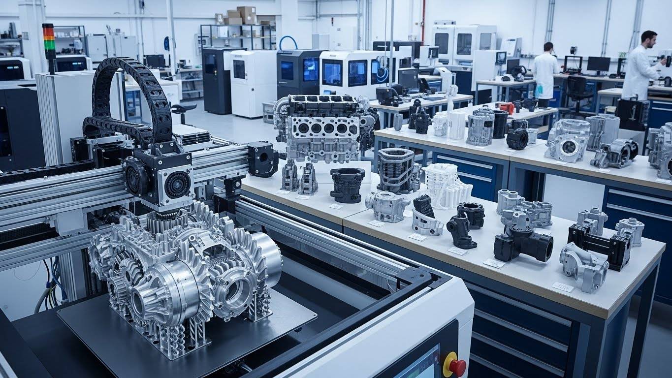 Обслуживание 3D-принтера для моторных деталей