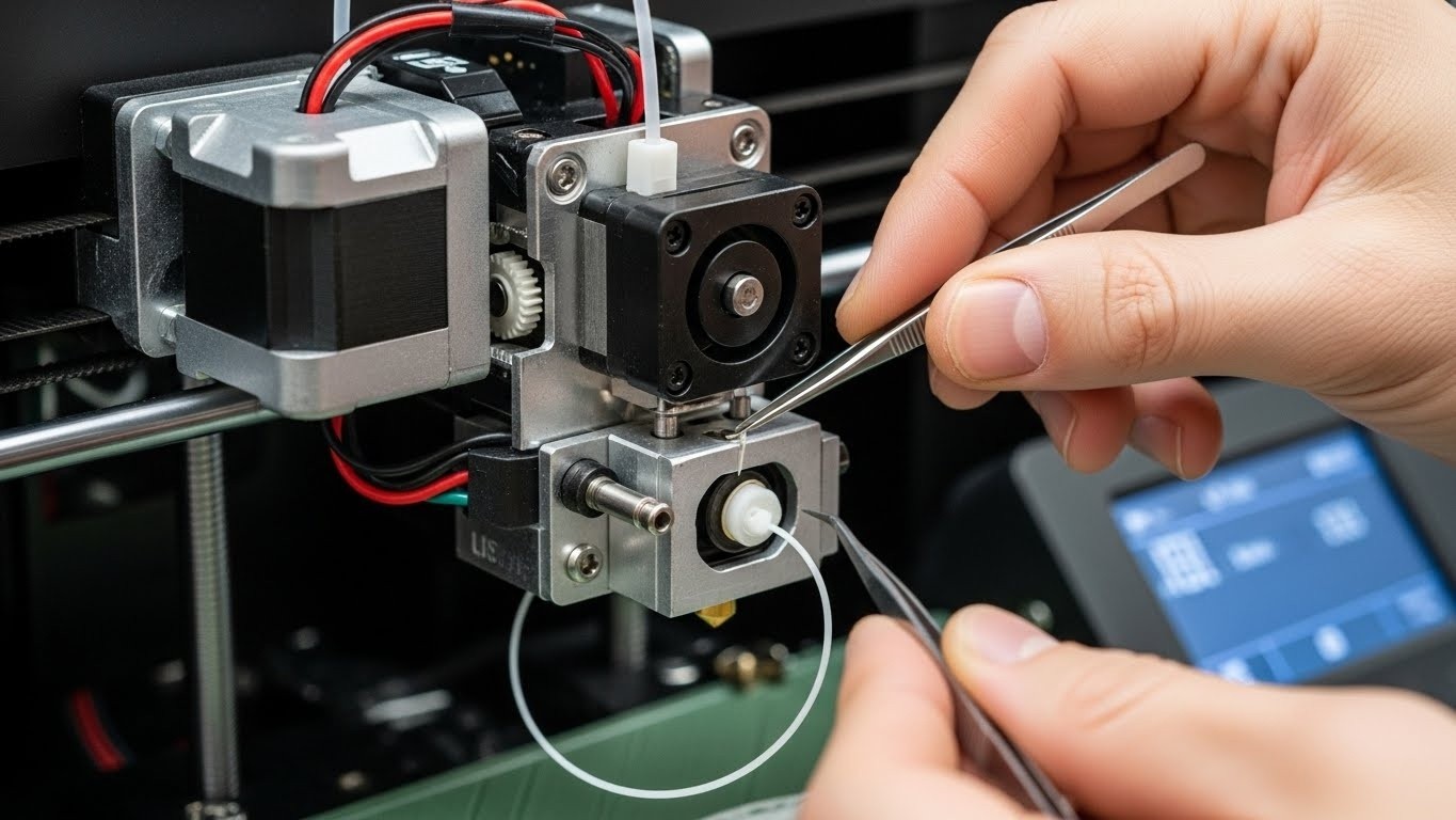 Ремонт 3d принтеров с низким качеством подачи материала