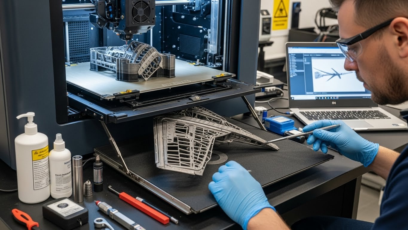 Обслуживание 3d принтеров для авиационных прототипов