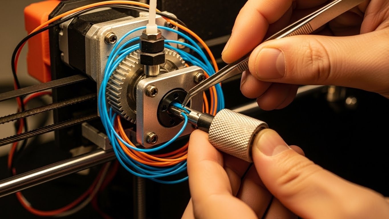 Ремонт 3D принтера с проблемами подачи филамента