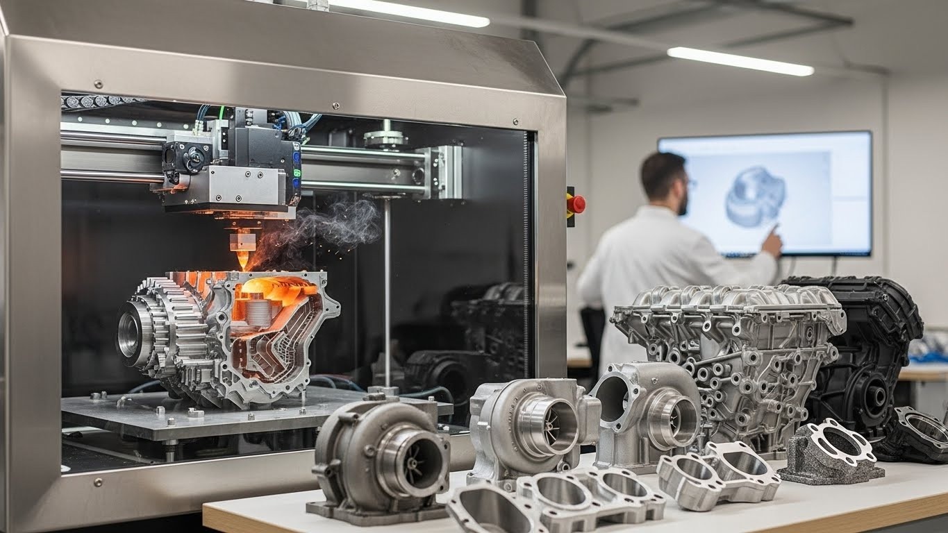 Обслуживание 3d принтеров для компонентов двигателей