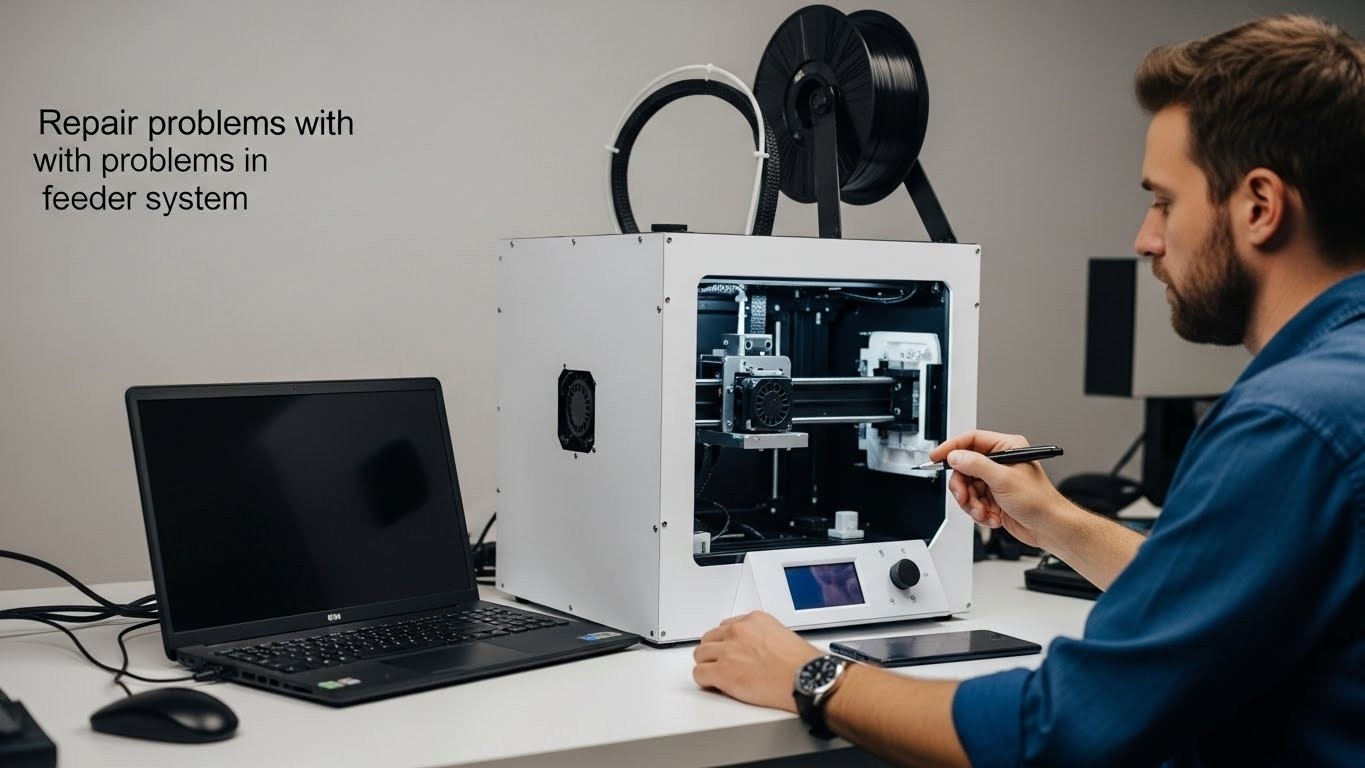 Ремонт 3d принтеров с проблемами в системе фидера