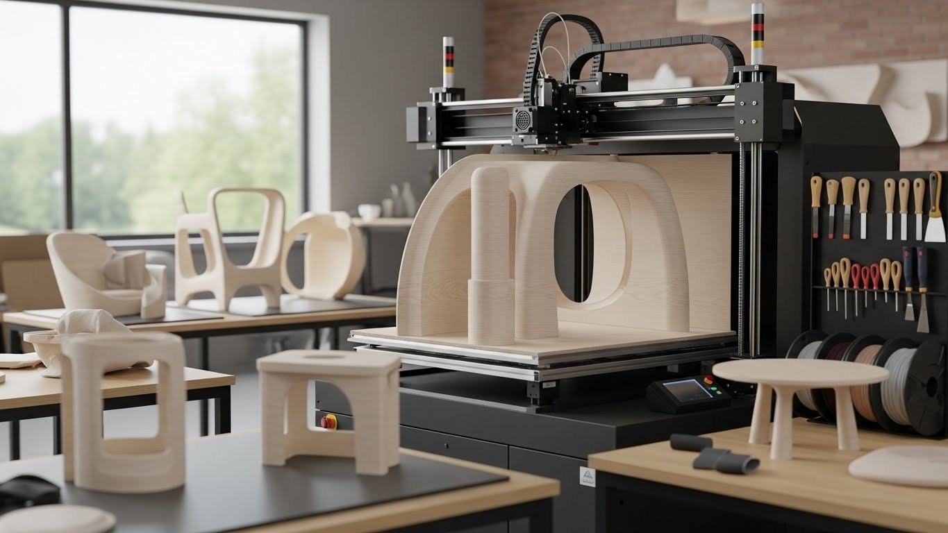 Обслуживание 3D-принтеров для печати элементов интерьера