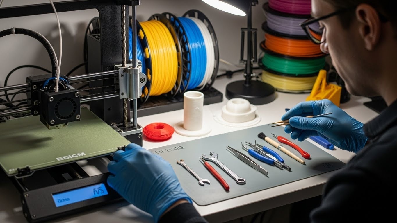 Обслуживание 3d принтеров для пластиковых материалов