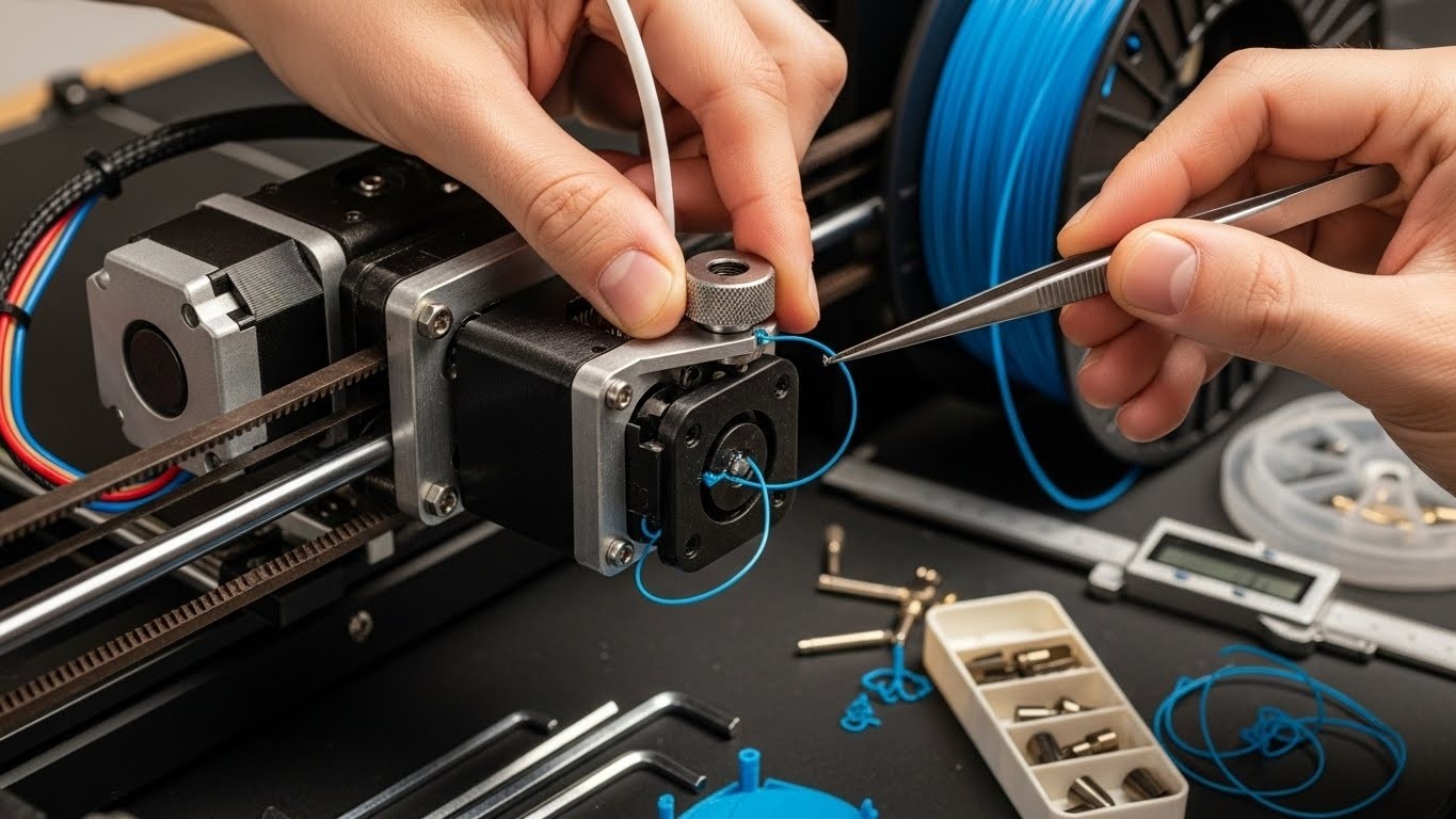 Ремонт 3D принтеров с проблемами натяжки филамента