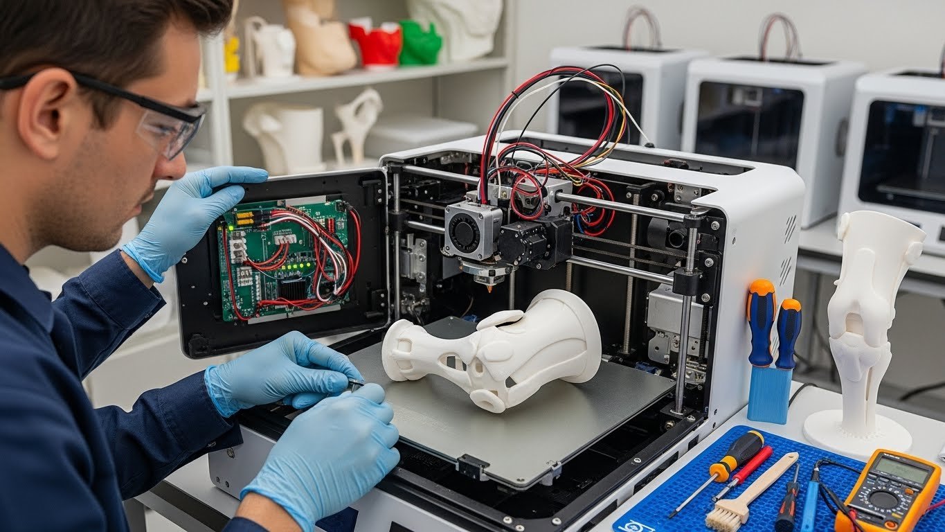 Обслуживание 3d принтеров для ортопедических изделий