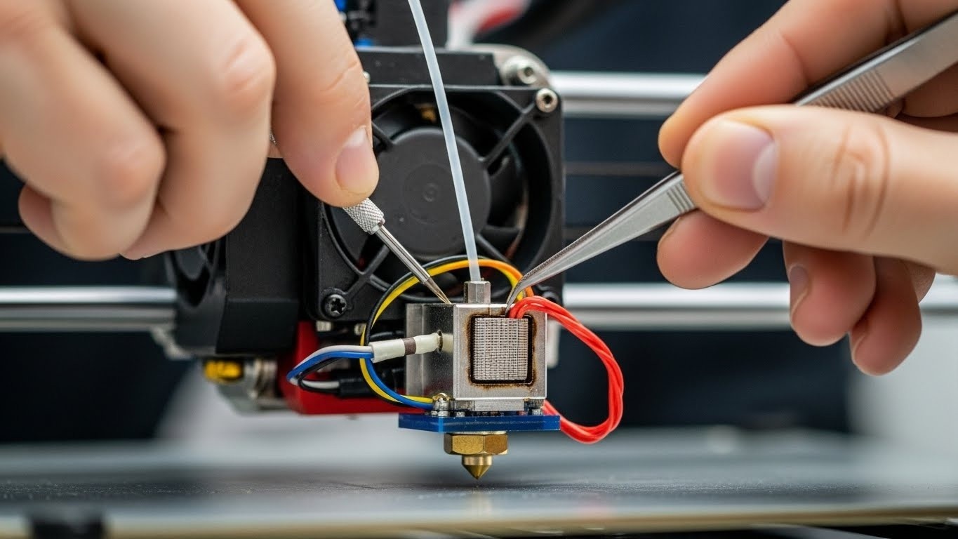 Ремонт перегрева нагревательного блока 3D принтера