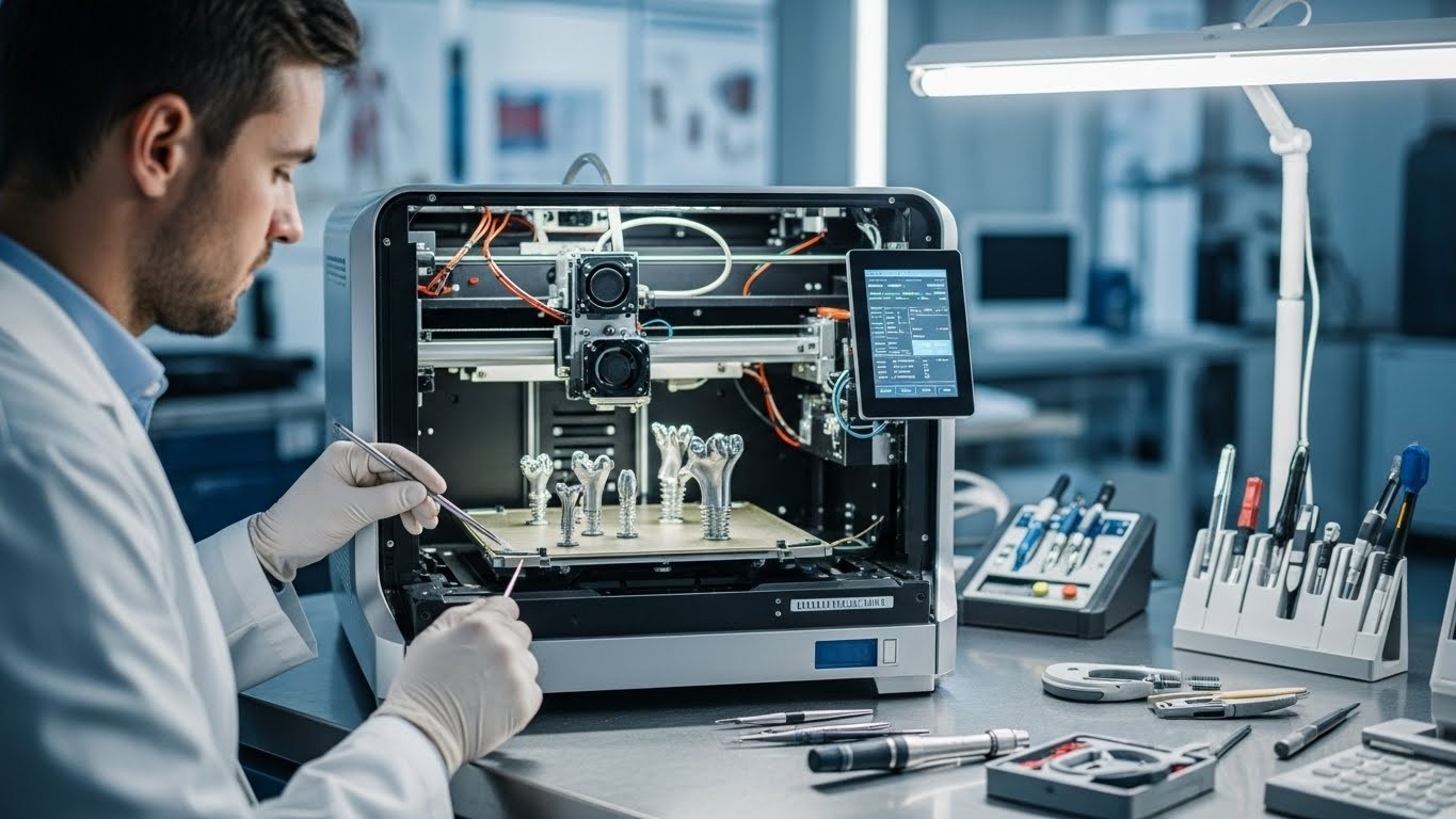 Обслуживание 3d принтеров для медицинских имплантов