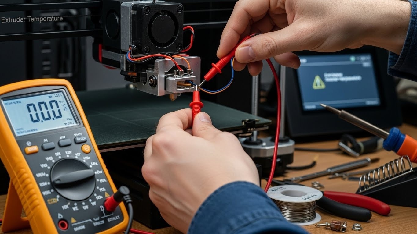 Ремонт 3d принтеров с недостаточным прогревом экструдера