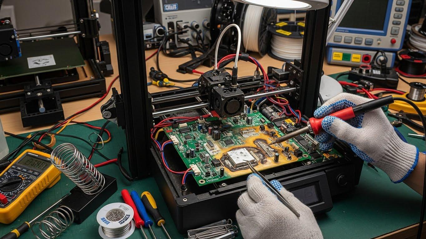Ремонт 3d принтеров с неисправными платами управления