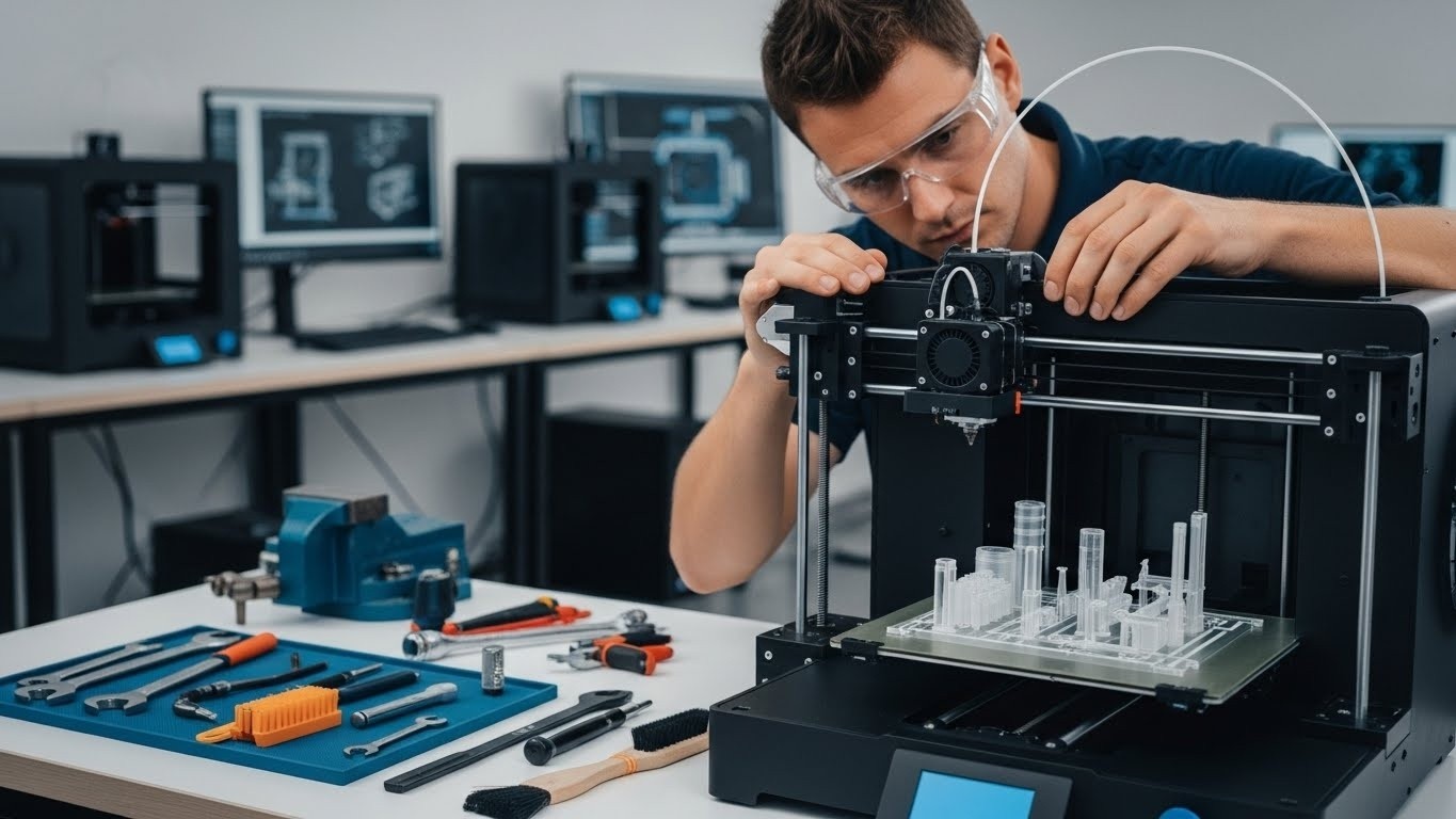 Обслуживание 3d принтеров для моделей для планирования операций