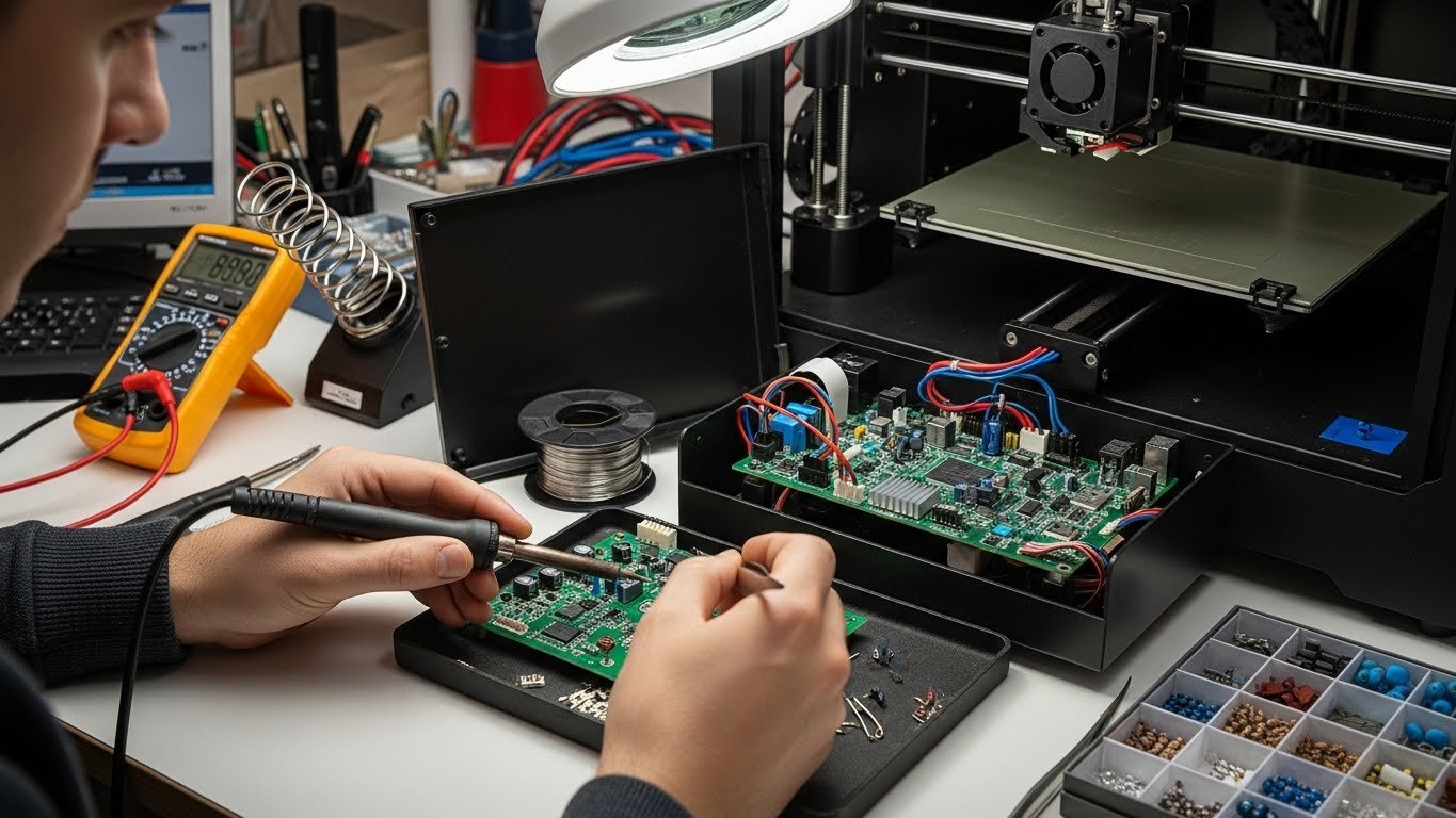 Ремонт 3d принтеров с поломками электроники