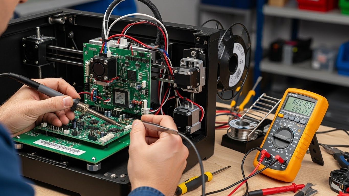 Ремонт электроники 3D принтера