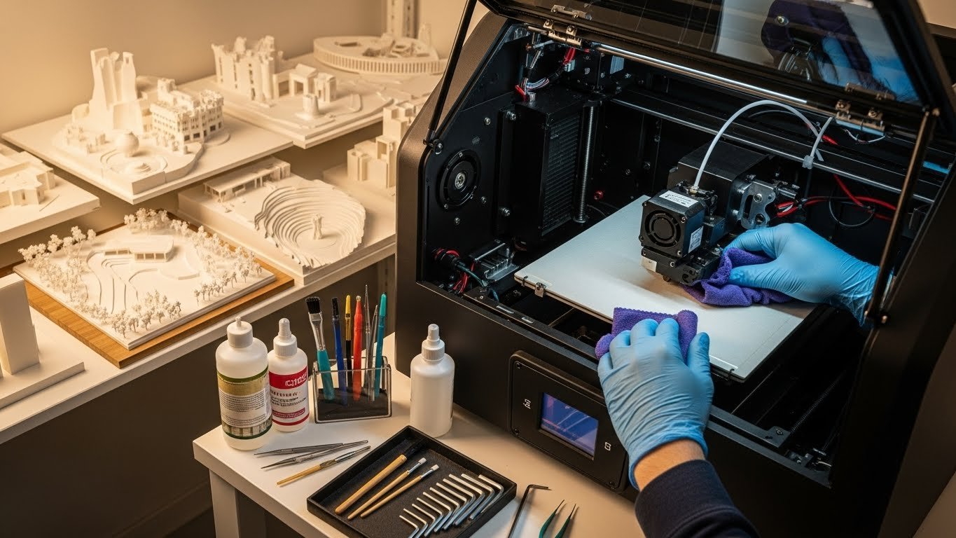 Обслуживание 3d принтеров для архитектурных моделей