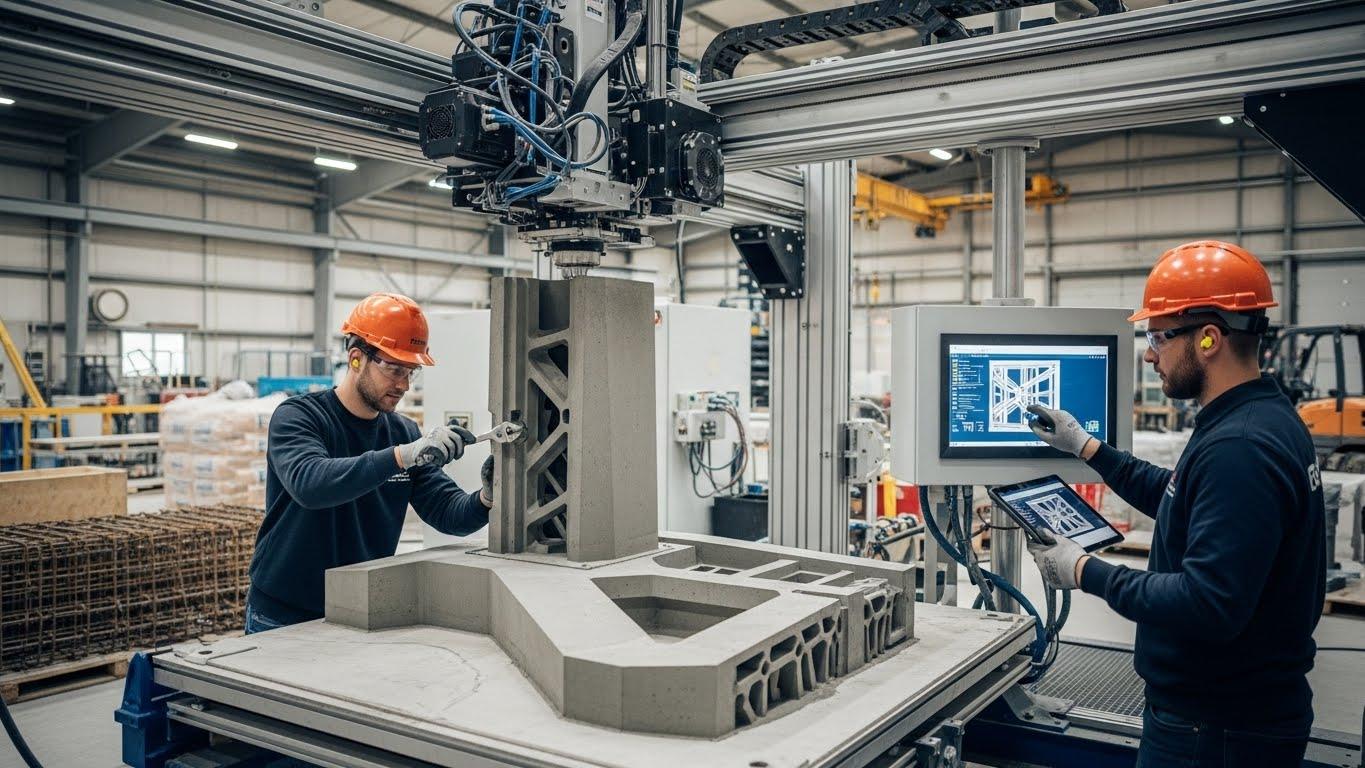 Обслуживание 3d принтеров для элементов фасадов и конструкций