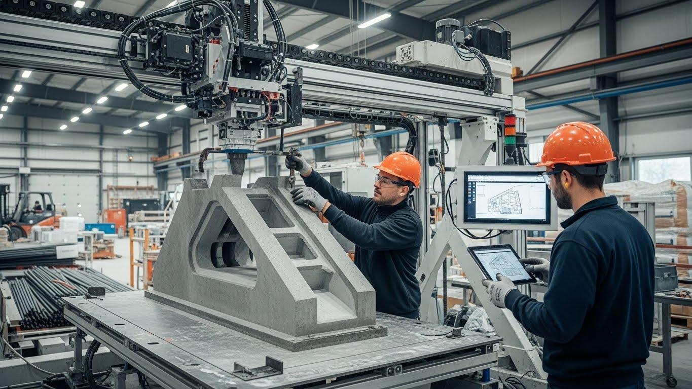 Обслуживание 3D-принтеров для фасадов и конструкций