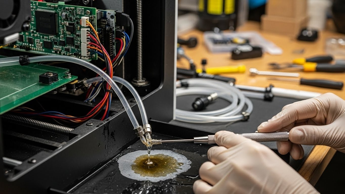 Ремонт системы водяного охлаждения 3D принтера