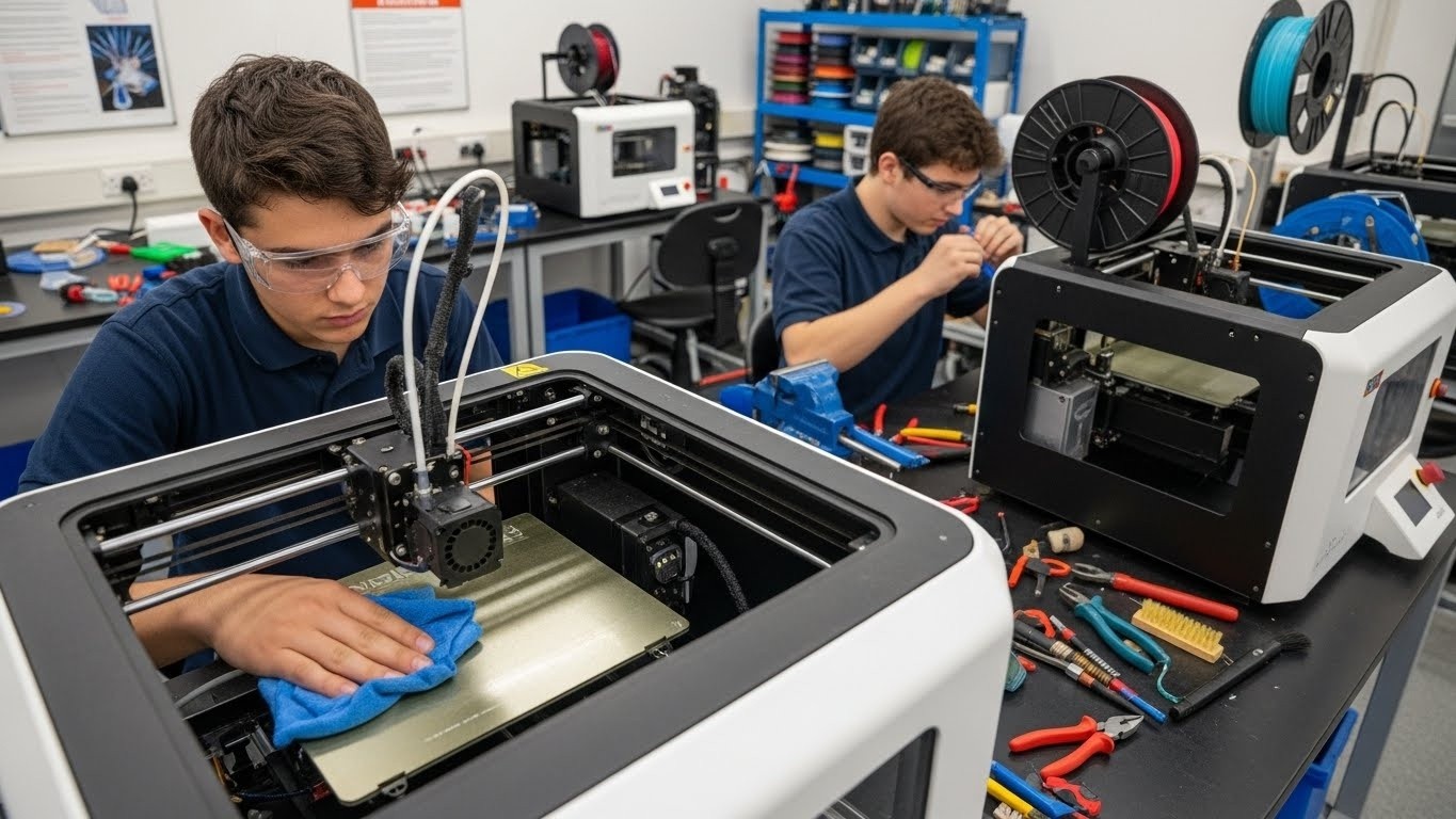 Обслуживание 3d принтеров для школьных проектов