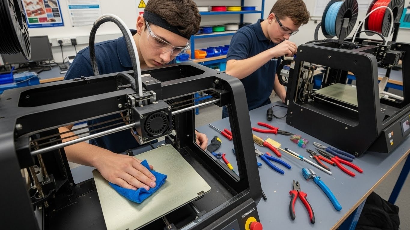 Обслуживание 3D-принтер


ов для школьных проектов