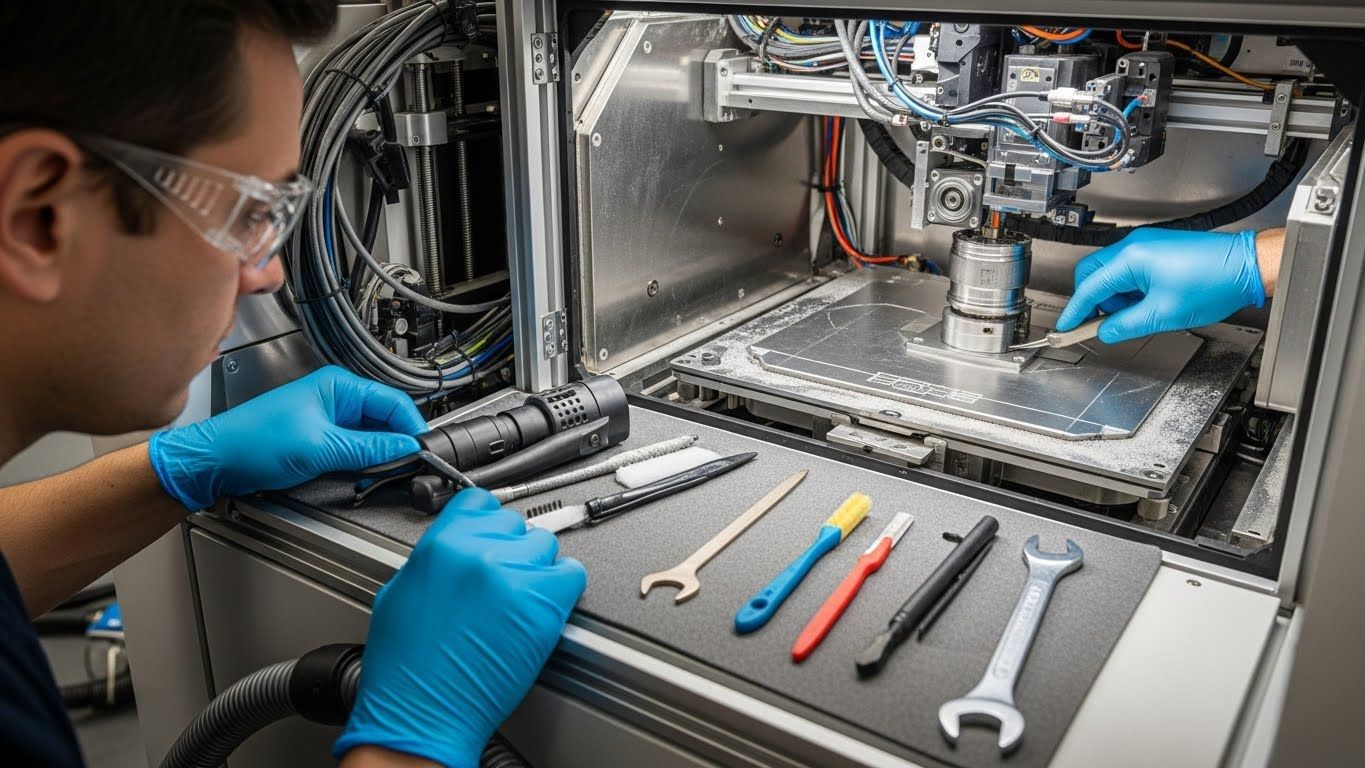 Обслуживание 3D принтеров для металлических материалов