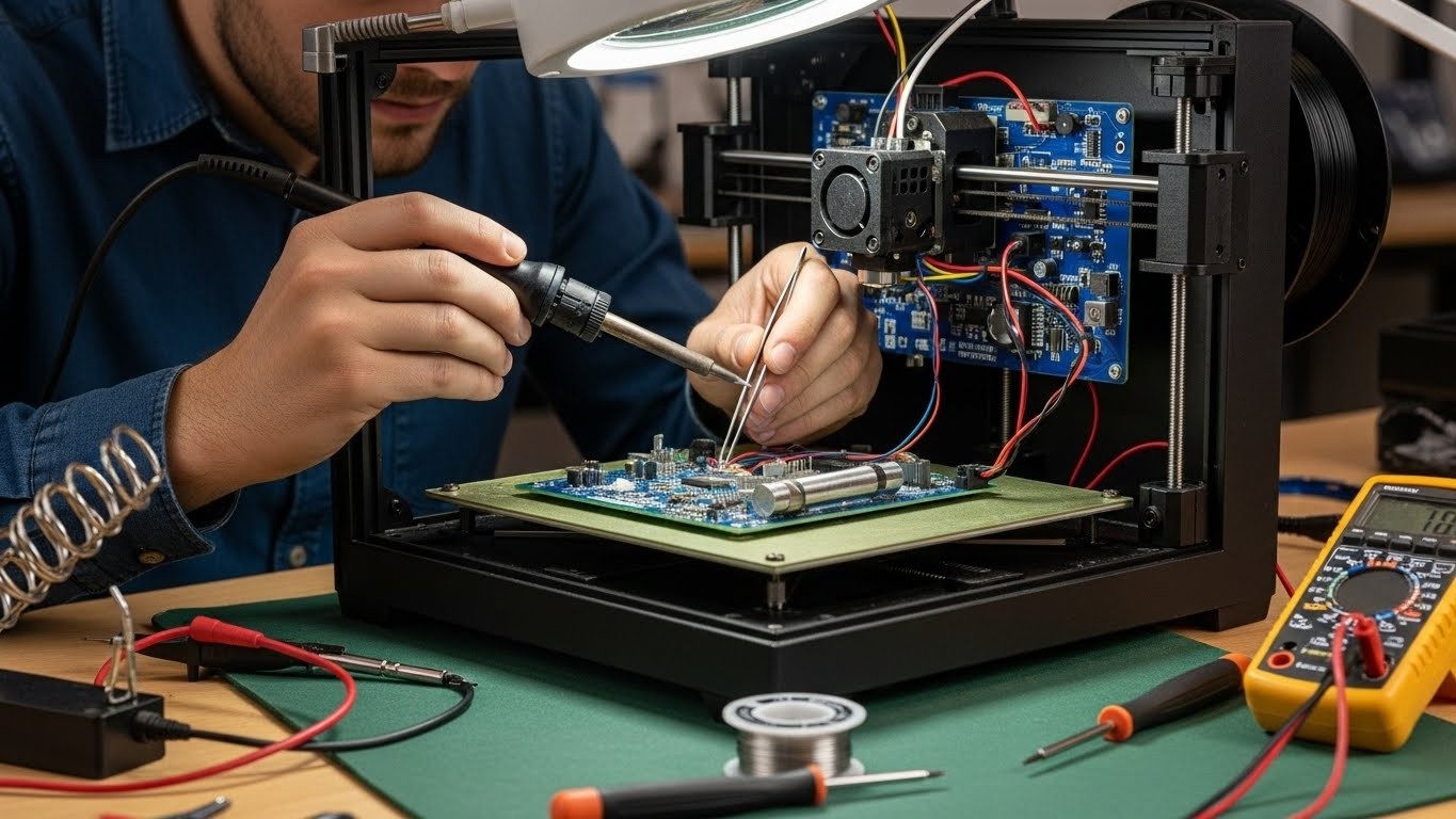 Ремонт 3d принтеров с неисправными датчиками температуры