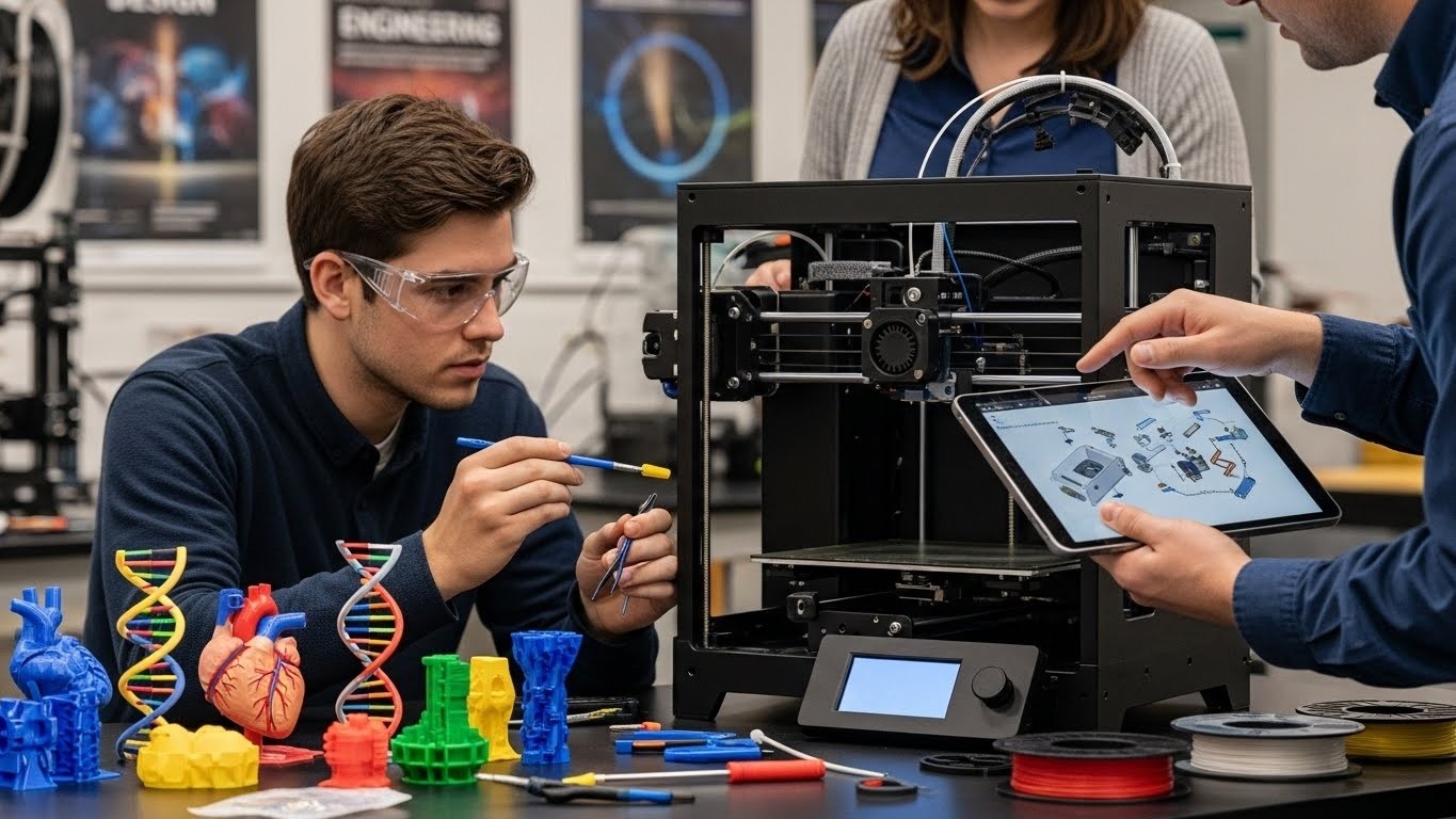 Обслуживание 3d принтеров для учебных моделей