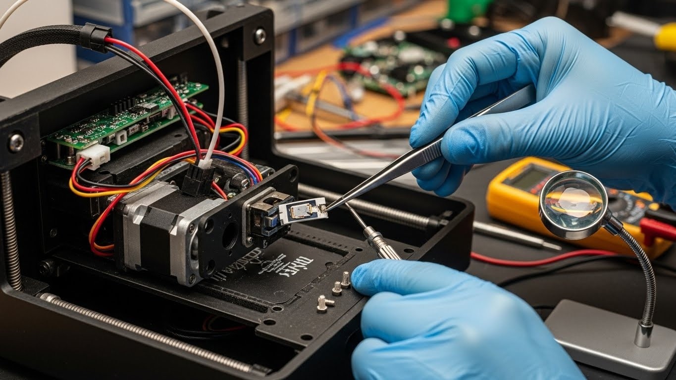 Ремонт 3d принтеров с поломками сенсоров движения