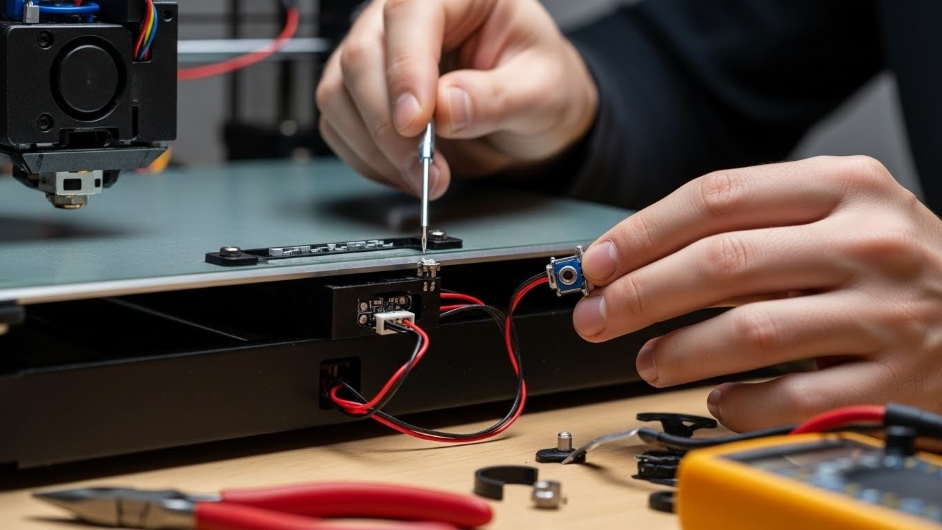 Ремонт 3d принтеров с поврежденными датчиками уровня