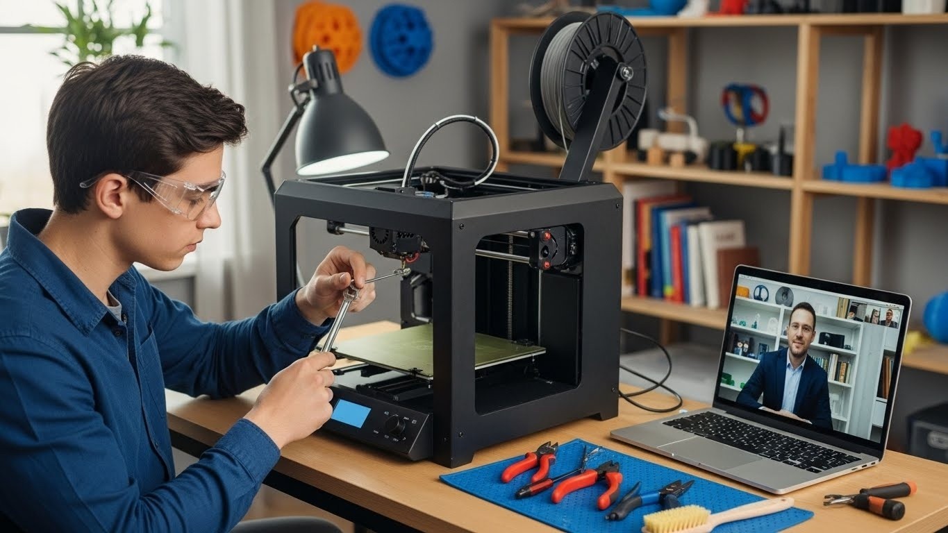 Обслуживание 3d принтеров для дистанционного обучения