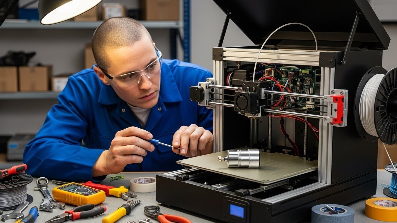 Ремонт 3d принтеров с дефектами датчиков экструзии