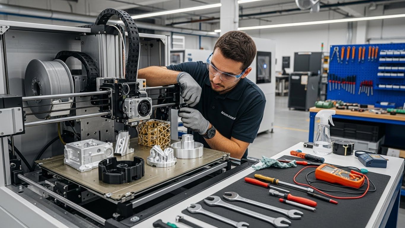 Обслуживание 3d принтеров для прототипов промышленного оборудования