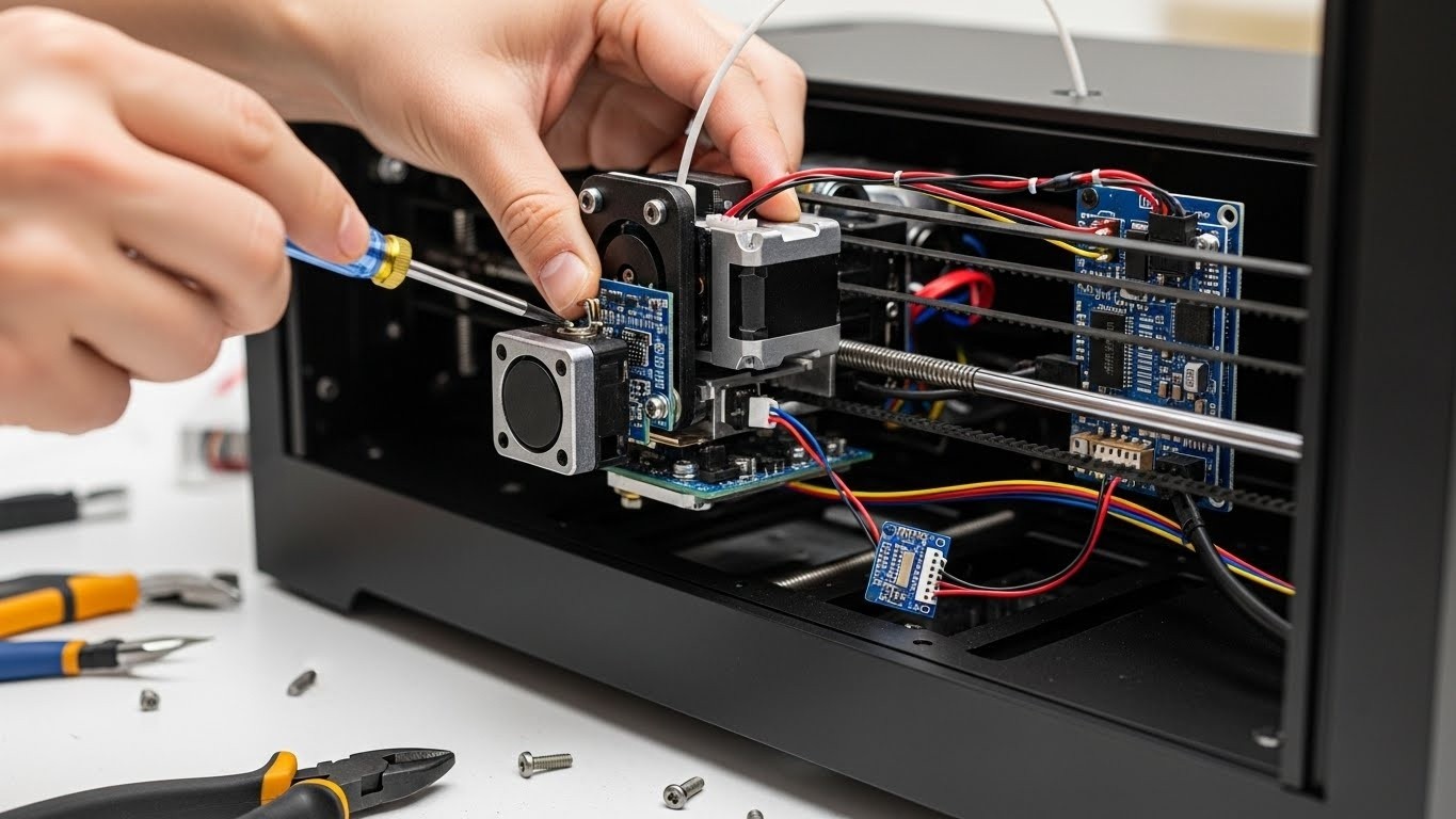 Ремонт датчиков положения экструдера 3D принтера