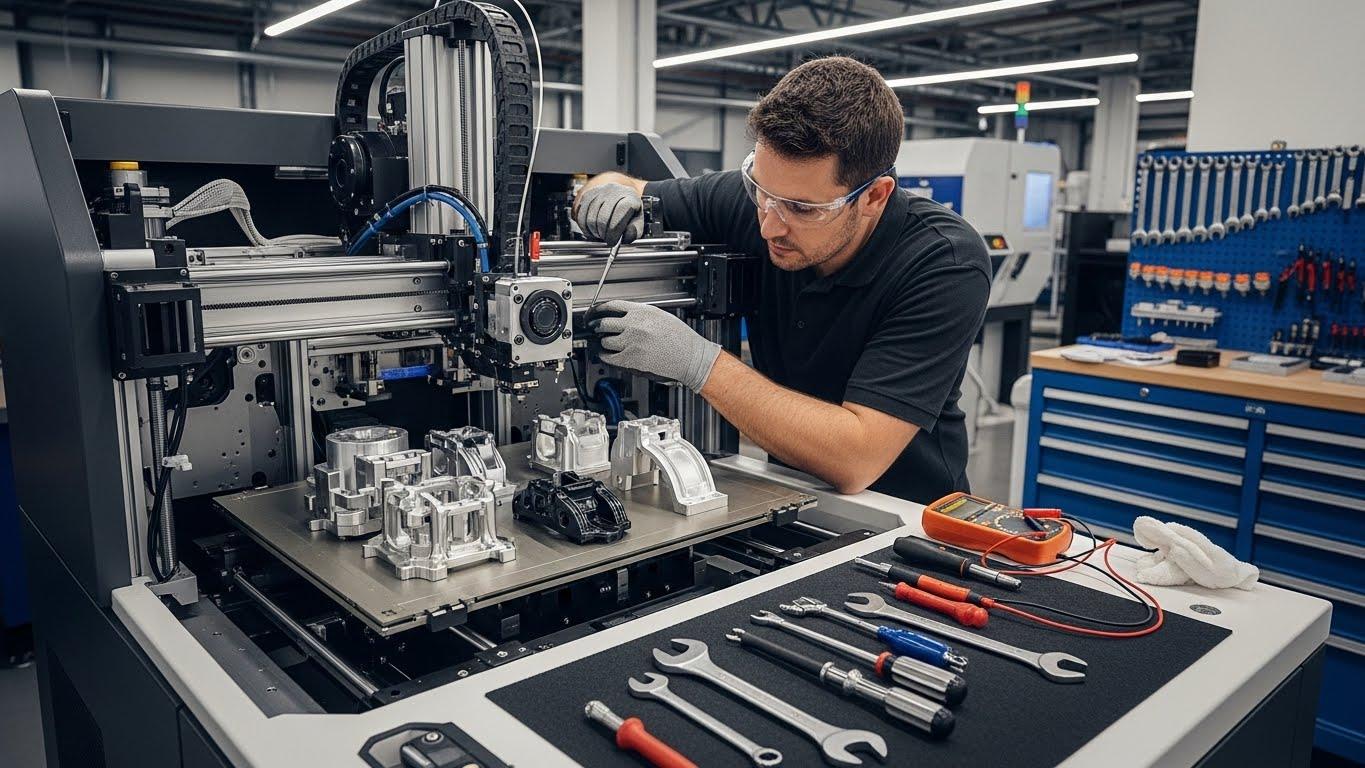 Обслуживание 3D-принтеров для прототипов промышленного оборудования