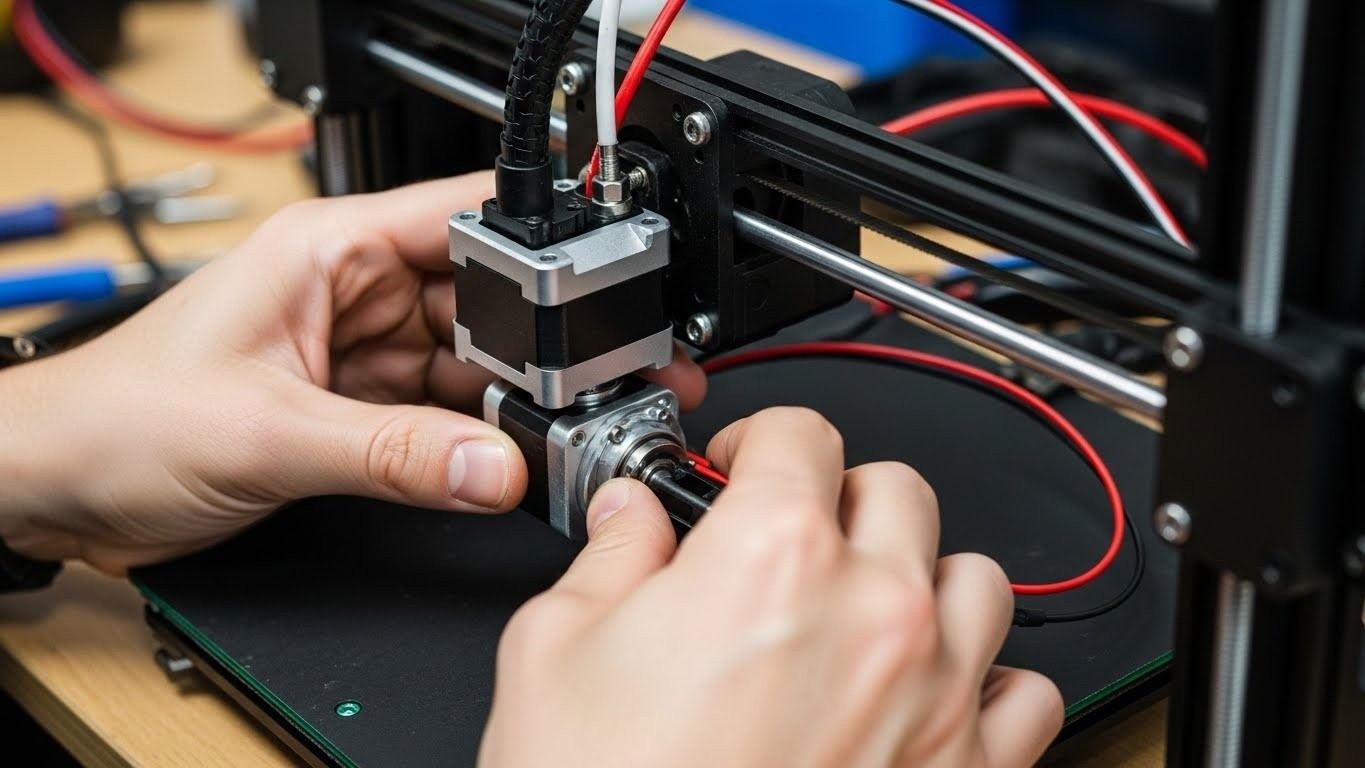 Ремонт мотора оси Z 3D принтера