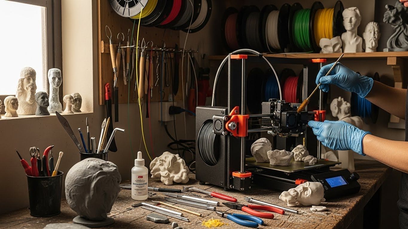 Обслуживание 3d принтеров для скульптурных проектов