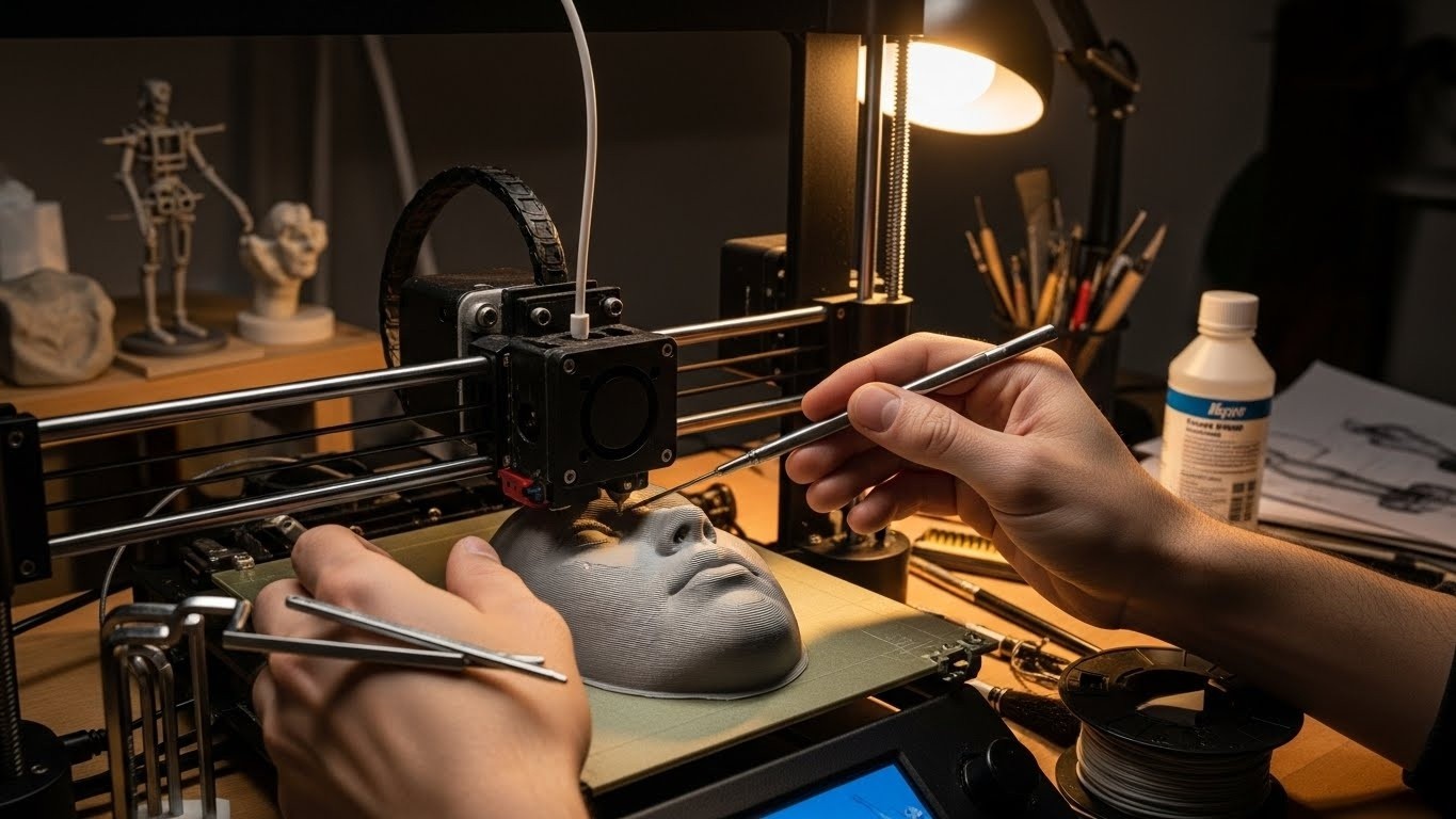 Обслуживание 3D-принтеров для скульптурных проектов