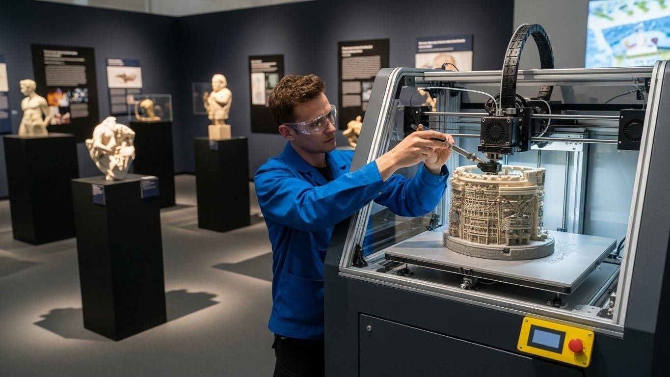 Обслуживание 3d принтеров для выставочных экспонатов